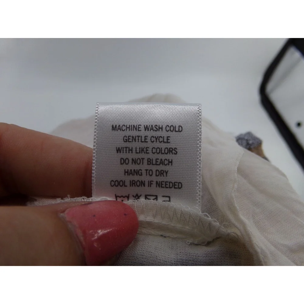 Blue Rain Womens stripe Wrap Sundress Sz SM V-Neck Cap Sleeve Summer Dress Boho - Picture 8 of 11